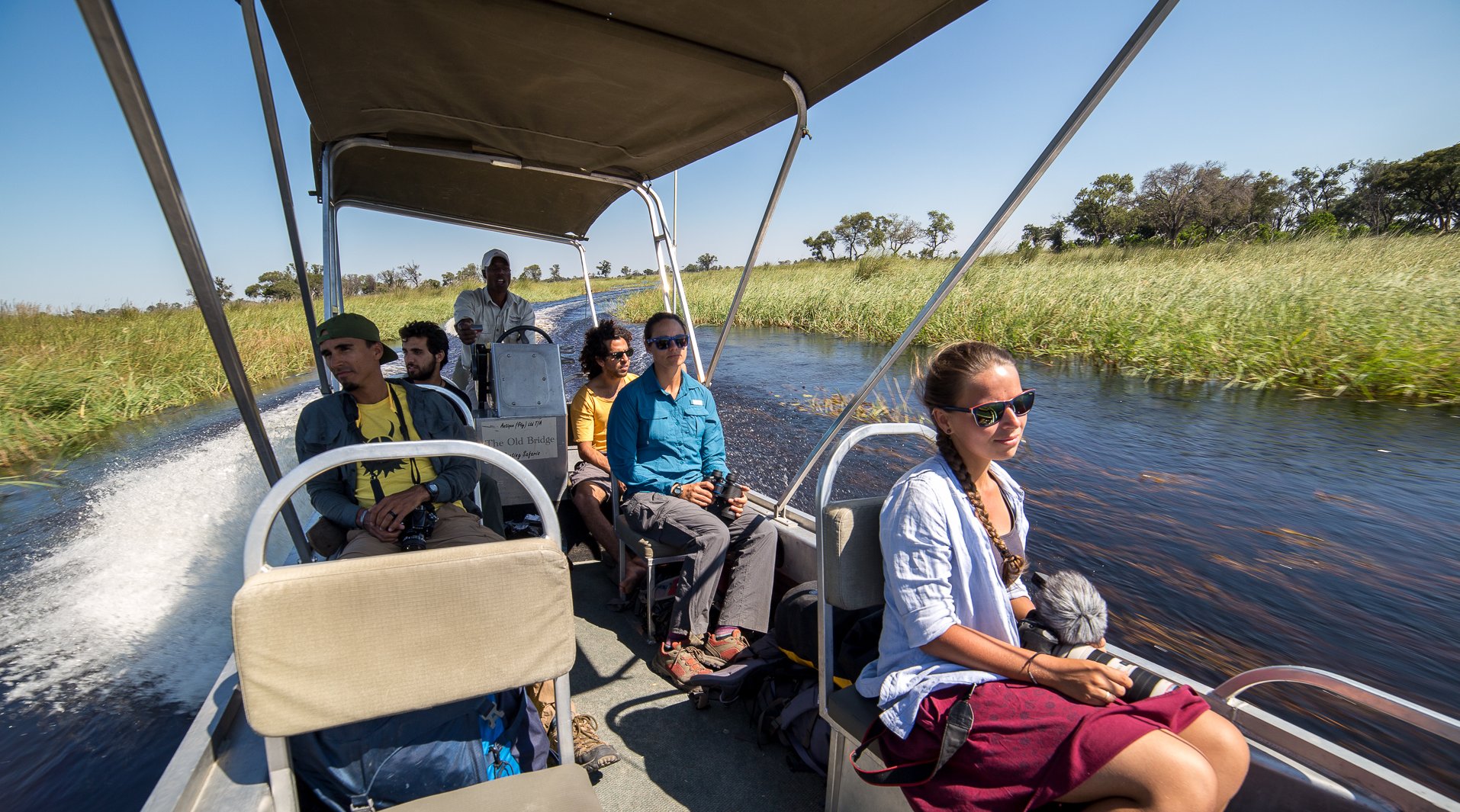 Okavango delta boating